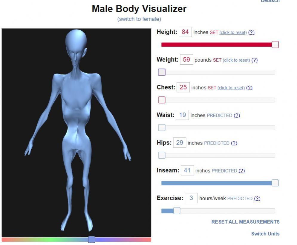 身体建模bodyvisualizer最新版图1