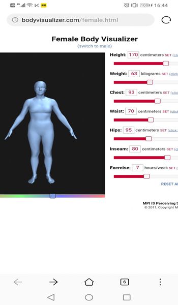 男性身体可视化修身工具app图2