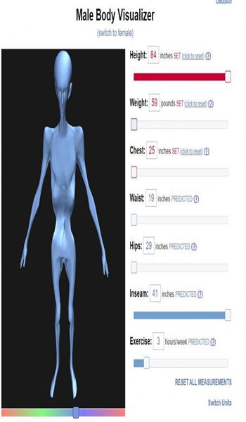 男性身体可视化修身工具app图3