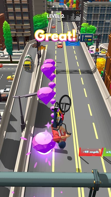 城市竞速自行车游戏图2