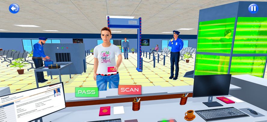 机场安全模拟器3D游戏图2
