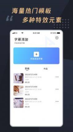 视频加字幕大师app图1