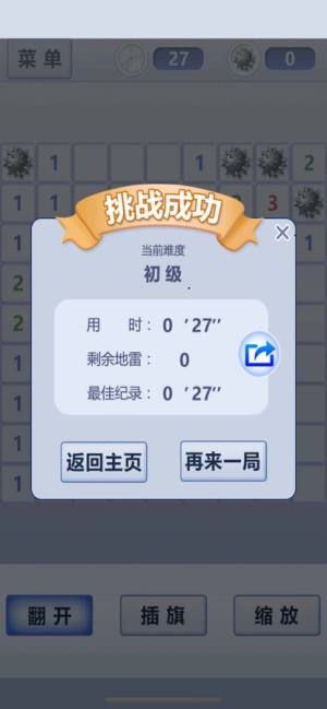 扫雷大挑战小游戏图1