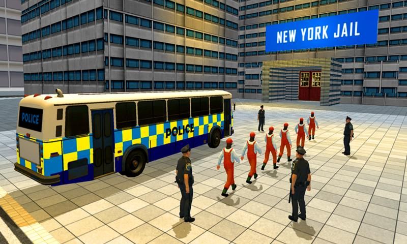 监狱巴士城市交通游戏图1
