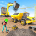 城市建设卡车官方游戏最新版（Stickman City Construction Excavator） v4.9