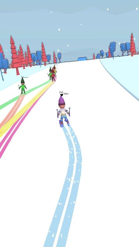 Skier hill 3d游戏图2