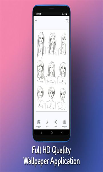Hair Realistic头发绘画素材软件app