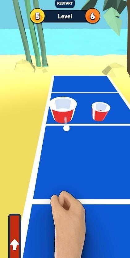乒乓球弹入水杯游戏图3