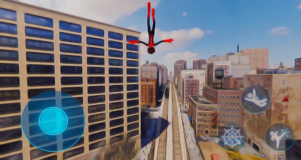 英雄蜘蛛人城市飞行游戏图2
