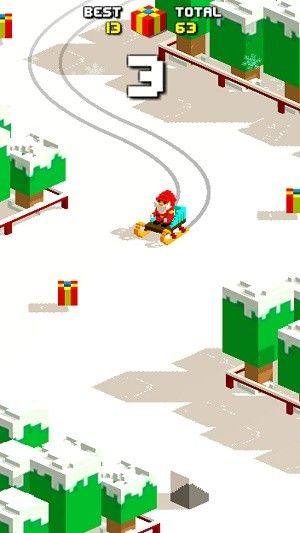 像素滑轮车圣诞安卓游戏最新版图片1