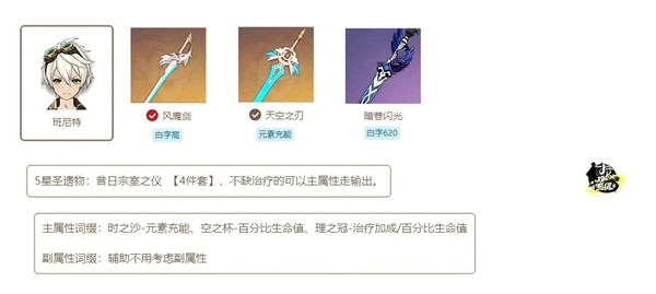 原神1.4版本武器及圣遗物怎么搭配？全属性角色武器圣遗物搭配攻略大全[多图]图片6