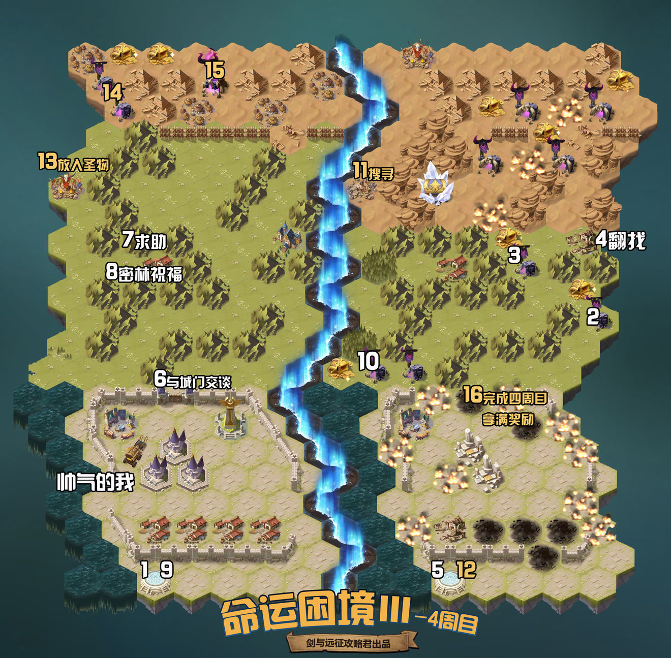 剑与远征命运困境3全四周通关攻略合集，全周目通关路线图文一览[多图]