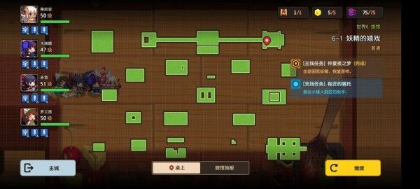 坎公骑冠剑6-1妖精的嬉戏怎么通关？6-1金币黄宝石全收集通关攻略大全[多图]图片4
