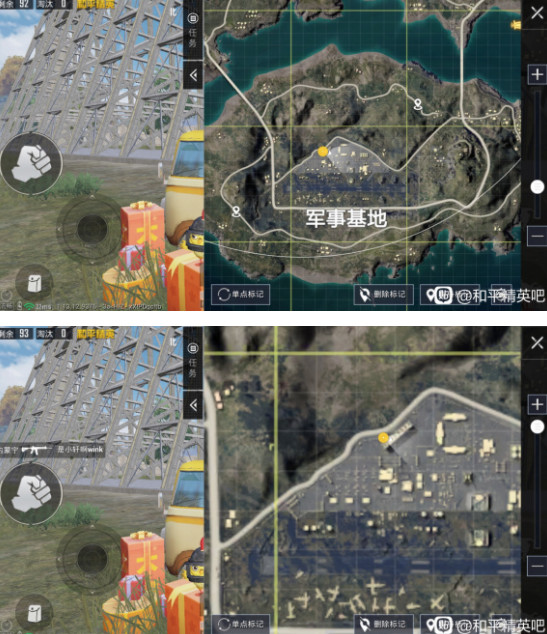 和平精英军事基地空中走廊打卡点在什么地方？空中走廊打卡点位置坐标介绍[图]