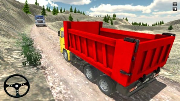 重型货车司机山地运输游戏最新官方版图片2