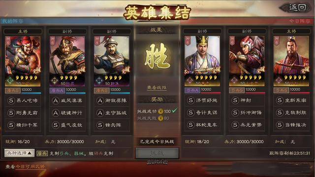 三国志战略版英雄集结怎么通关？2021五一英雄集结全五关阵容搭配大全[多图]图片11