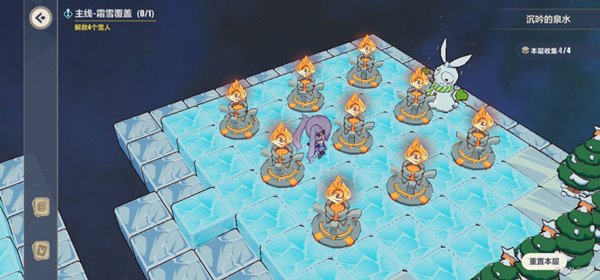 崩坏三沉吟的泉水火炬机关解密攻略 霜雪覆盖通关步骤详解[多图]