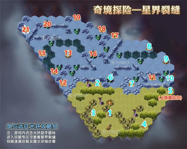 剑与远征星界裂缝奇境探险通关攻略，全关卡通关路线图文详解[多图]图片2