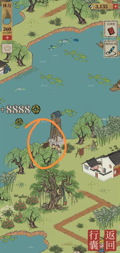 江南百景图钱塘春行宝箱位置大全 杭州探险钱塘春行宝箱与钥匙位置图示图片7