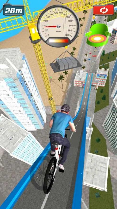 斜坡自行车跳跃官方游戏最新版图片1