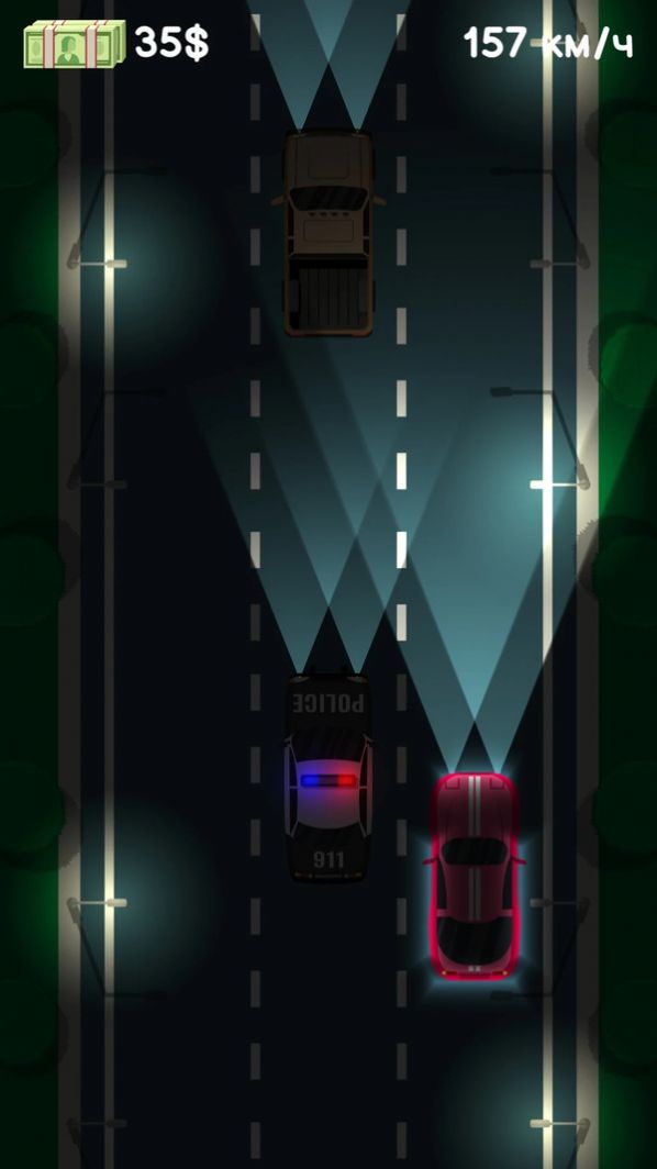 夜间赛车模拟游戏图3