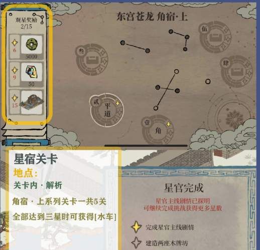 江南百景图东宫苍龙角宿上任务攻略，全关卡通关流程图文汇总[多图]图片1
