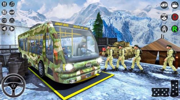 陆军巴士运输车游戏图3
