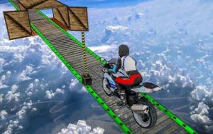 摩托车空中跳跃游戏图1