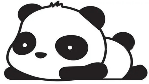 熊猫绘画笔刷素材下载图片