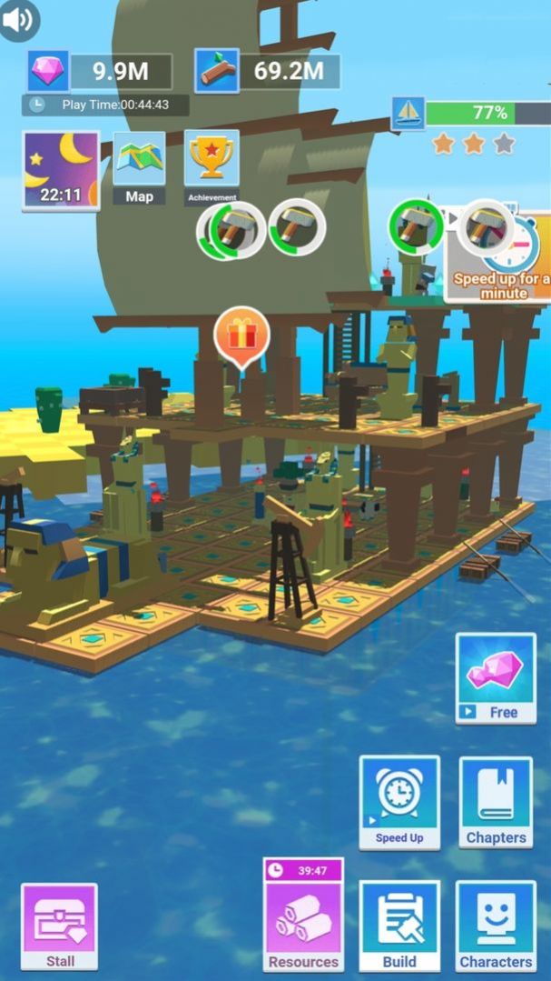 海上木筏求生存游戏图3