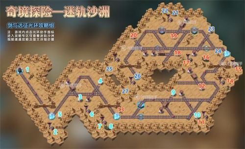 剑与远征奇境探险迷轨沙洲怎么通关？2021迷轨沙洲通关打法路线图文汇总[多图]