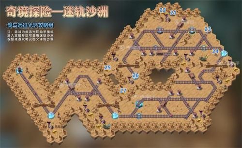 剑与远征奇境探险迷轨沙洲怎么通关？2021迷轨沙洲通关打法路线图文汇总[多图]图片4
