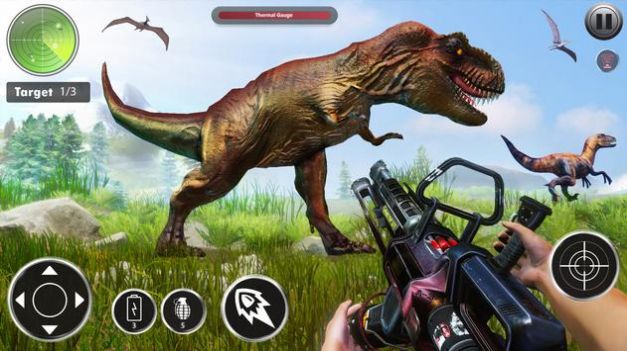 野生恐龙狩猎3D游戏图3