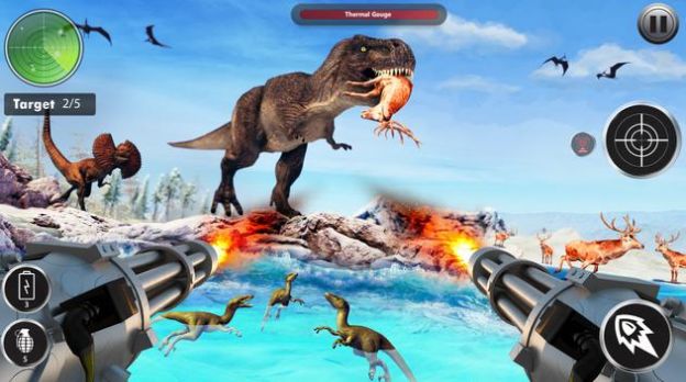 野生恐龙狩猎3D游戏官方版图片1