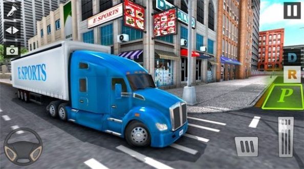 城市运输货车停车场游戏图1