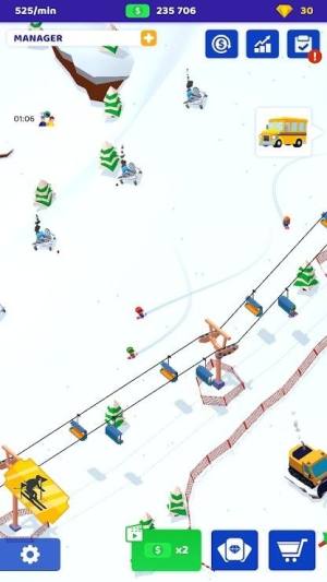 空闲滑雪大亨游戏图2
