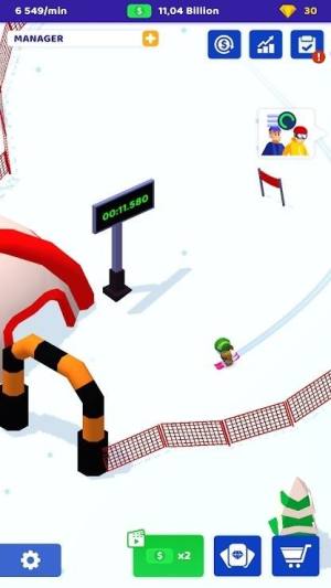 空闲滑雪大亨游戏官方安卓版图片1