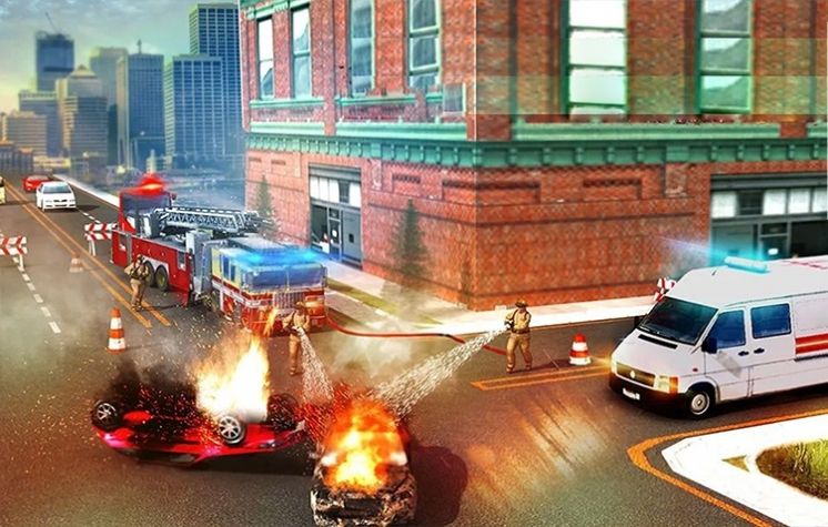 模拟驾驶消防车游戏图3