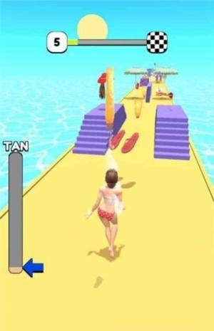 海滩女王跑酷游戏图1