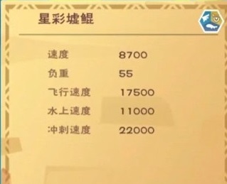 创造与魔法星彩墟鲲资质一览   周年限定坐骑星彩墟鲲获取以及资质分享图片2