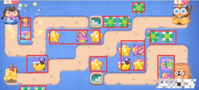 保卫萝卜4阿波道长33关攻略图解    阿波道长33关图文通关流程图片5