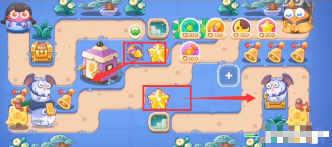 保卫萝卜4阿波道长33关攻略图解    阿波道长33关图文通关流程图片3