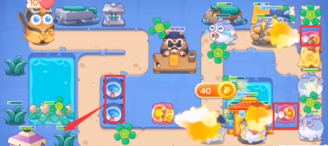 保卫萝卜4阿波道长35关攻略   阿波道长第35关图文通关流程图片3