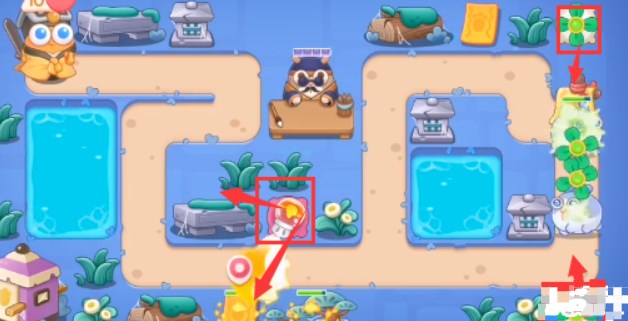 保卫萝卜4阿波道长35关攻略   阿波道长第35关图文通关流程图片2