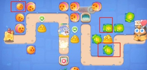 保卫萝卜4阿波道长38关攻略   阿波道长第38关图解一览图片5