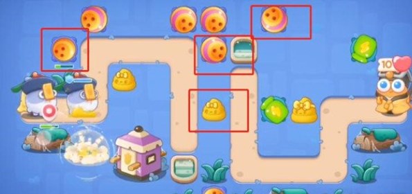 保卫萝卜4阿波道长38关攻略   阿波道长第38关图解一览图片3