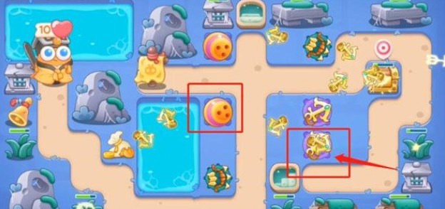 保卫萝卜4阿波道长40关攻略   阿波道长40关通过图解一览图片2