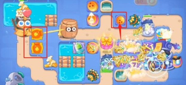 保卫萝卜4阿波道长40关攻略   阿波道长40关通过图解一览图片7