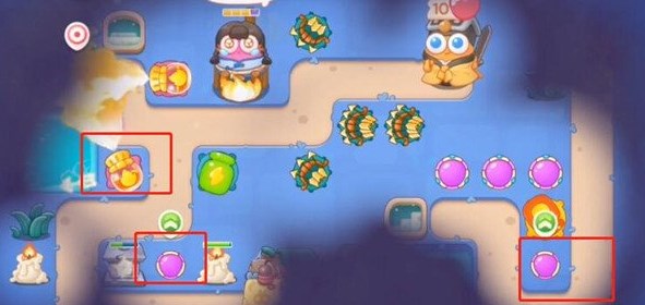 保卫萝卜4阿波道长50关攻略图解   阿波道长第50关图文过关介绍图片4