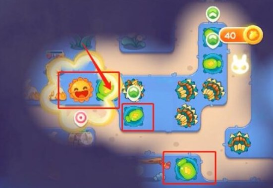 保卫萝卜4阿波道长17关攻略   阿波道长第17关怎么过图片4